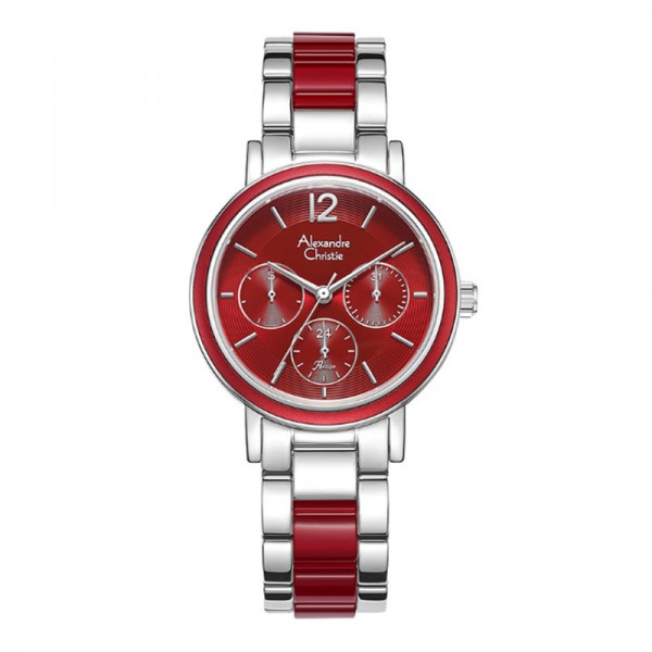 Alexandre Christie AC 2B45 Silver Red BFBSSRE